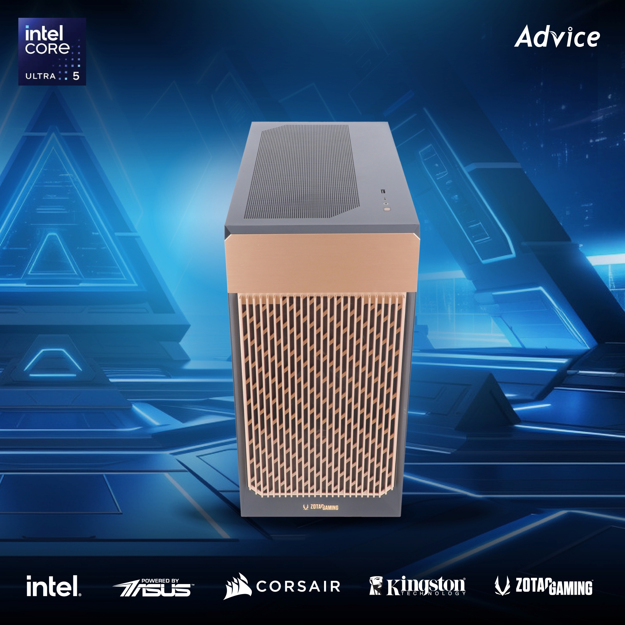 คอมประกอบ Advice : Computer Set intel #i437 ULTRA 5 225F RTX5060 8GB ASUS DUAL O8G (OC/D7)
