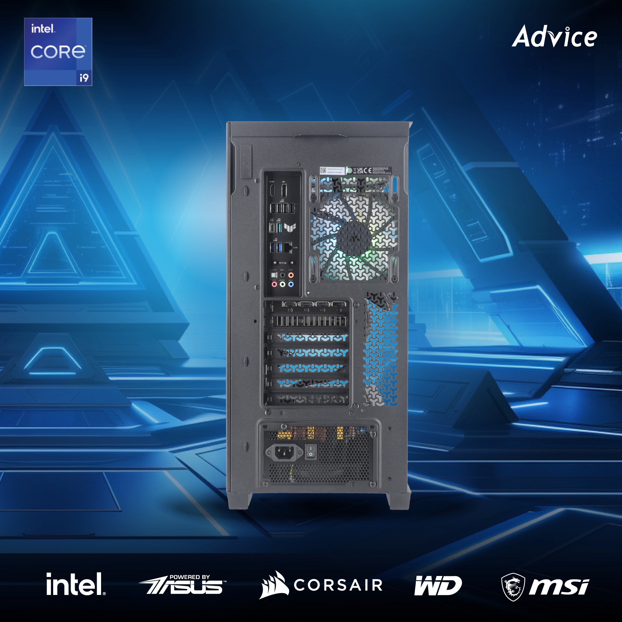 คอมประกอบ Advice x AIRA : Computer Set intel #i440 i9 14900K RTX5070 12GB ASUS DUAL O12G (OC/D7)