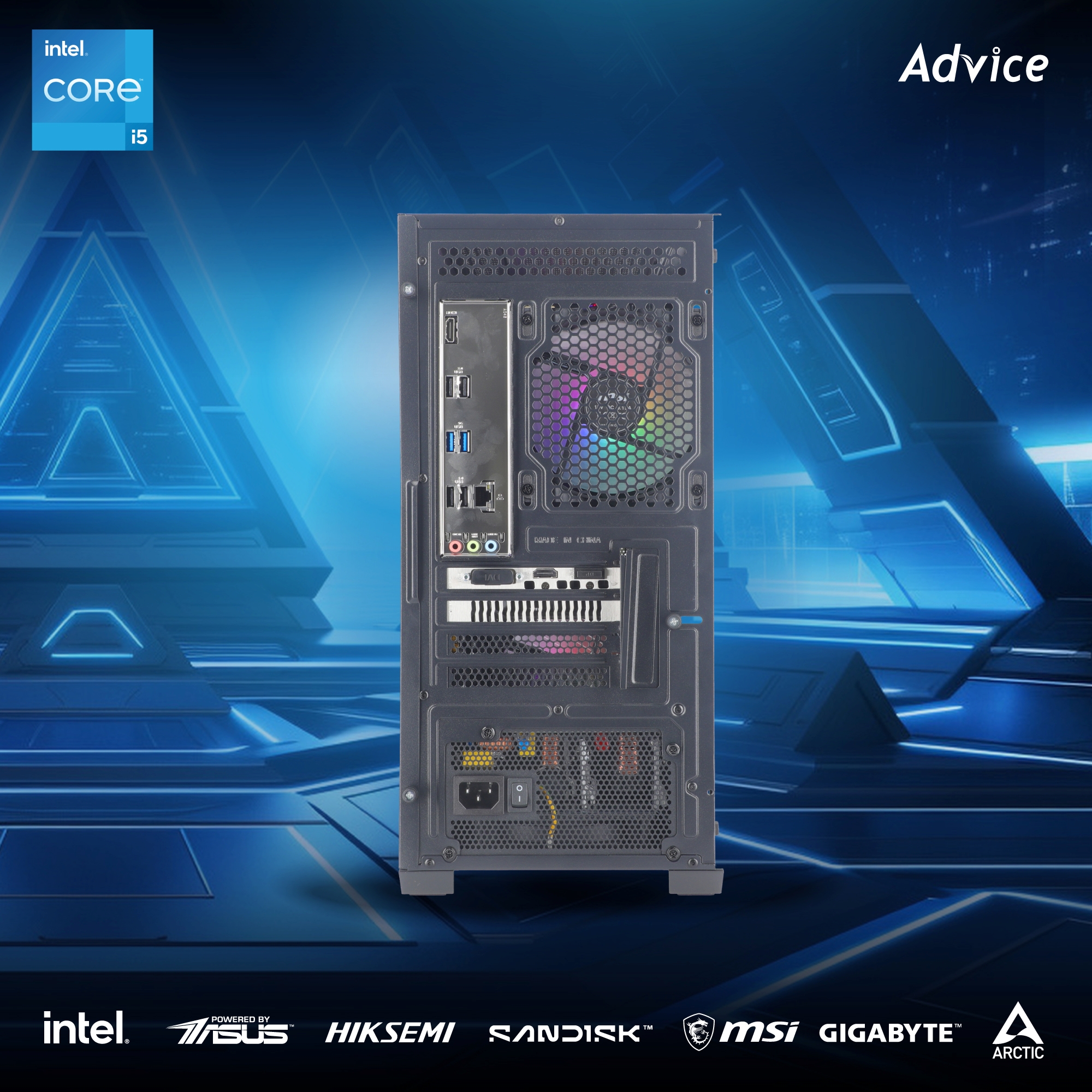 คอมประกอบ Advice : Computer Set intel #i442 i5 12400F RTX3050 6GB ASUS DUAL O6G (OC/D6)