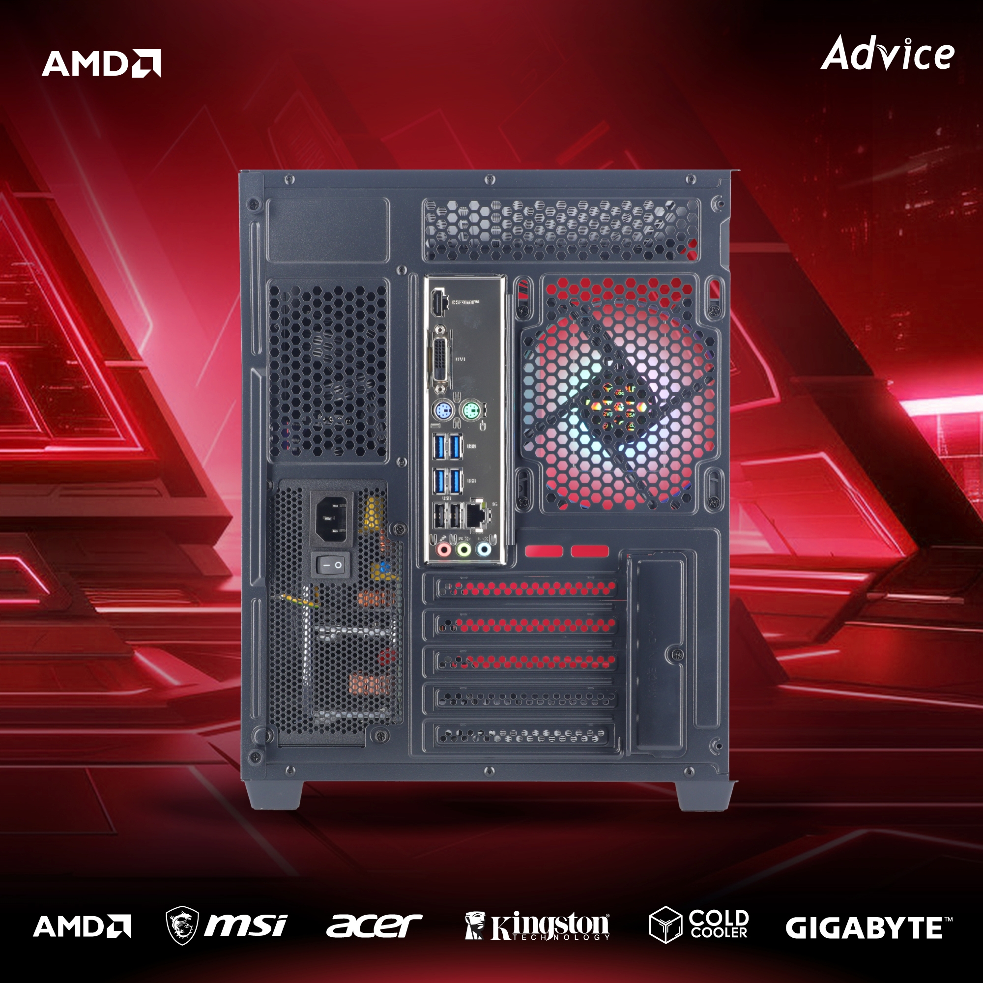 คอมประกอบ Advice : Computer Set AMD #A292 RYZEN 5 5500GT NO VGA