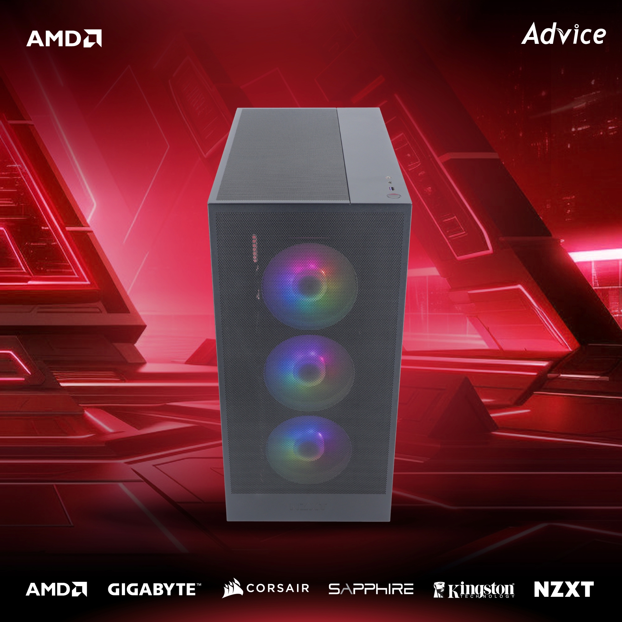 คอมประกอบ Advice : Computer Set AMD #A304 RYZEN 7 9800X3D AMD RX 9070XT 16GB SAPPHIRE PULSE GAMING (D6)