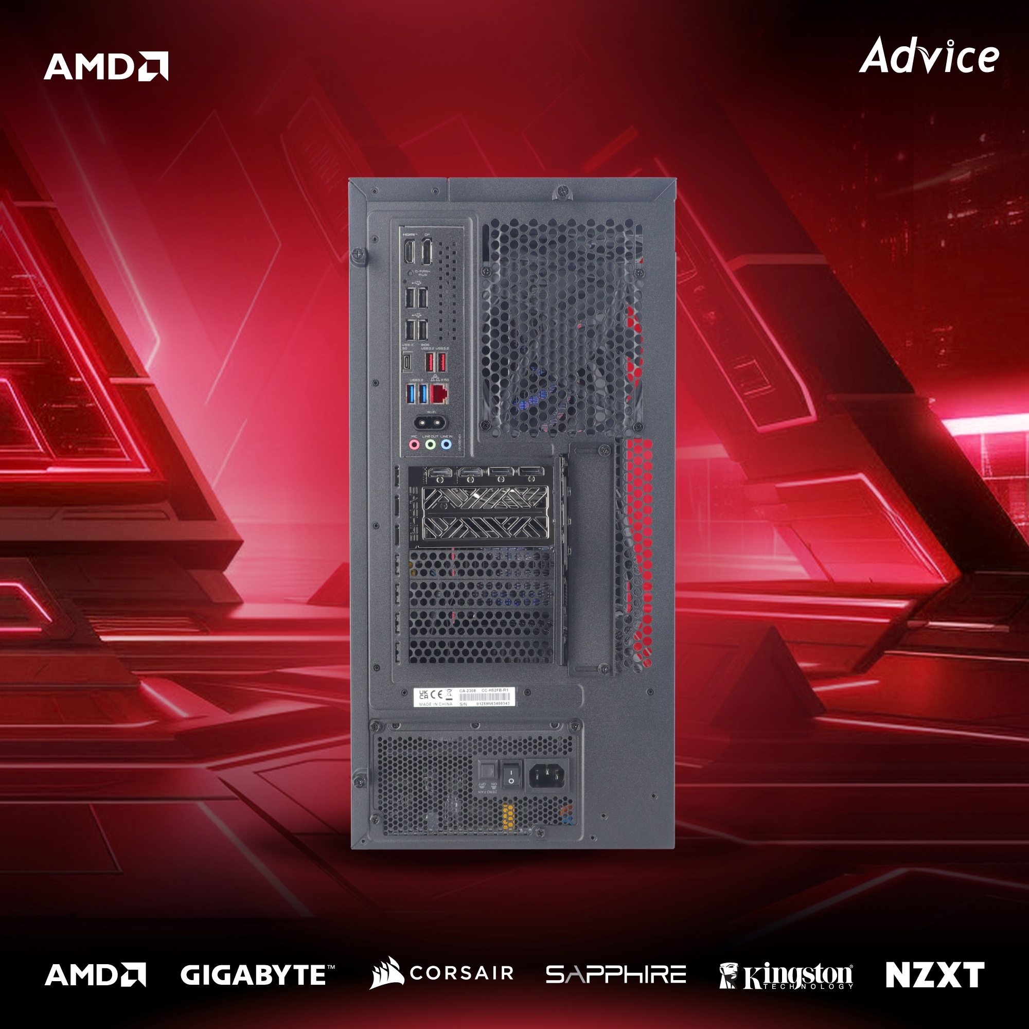 คอมประกอบ Advice : Computer Set AMD #A304 RYZEN 7 9800X3D AMD RX 9070XT 16GB SAPPHIRE PULSE GAMING (D6)