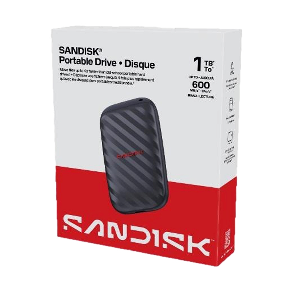 1 TB EXT SSD SANDISK PORTABLE (SDSSDE10-1T00-G25)