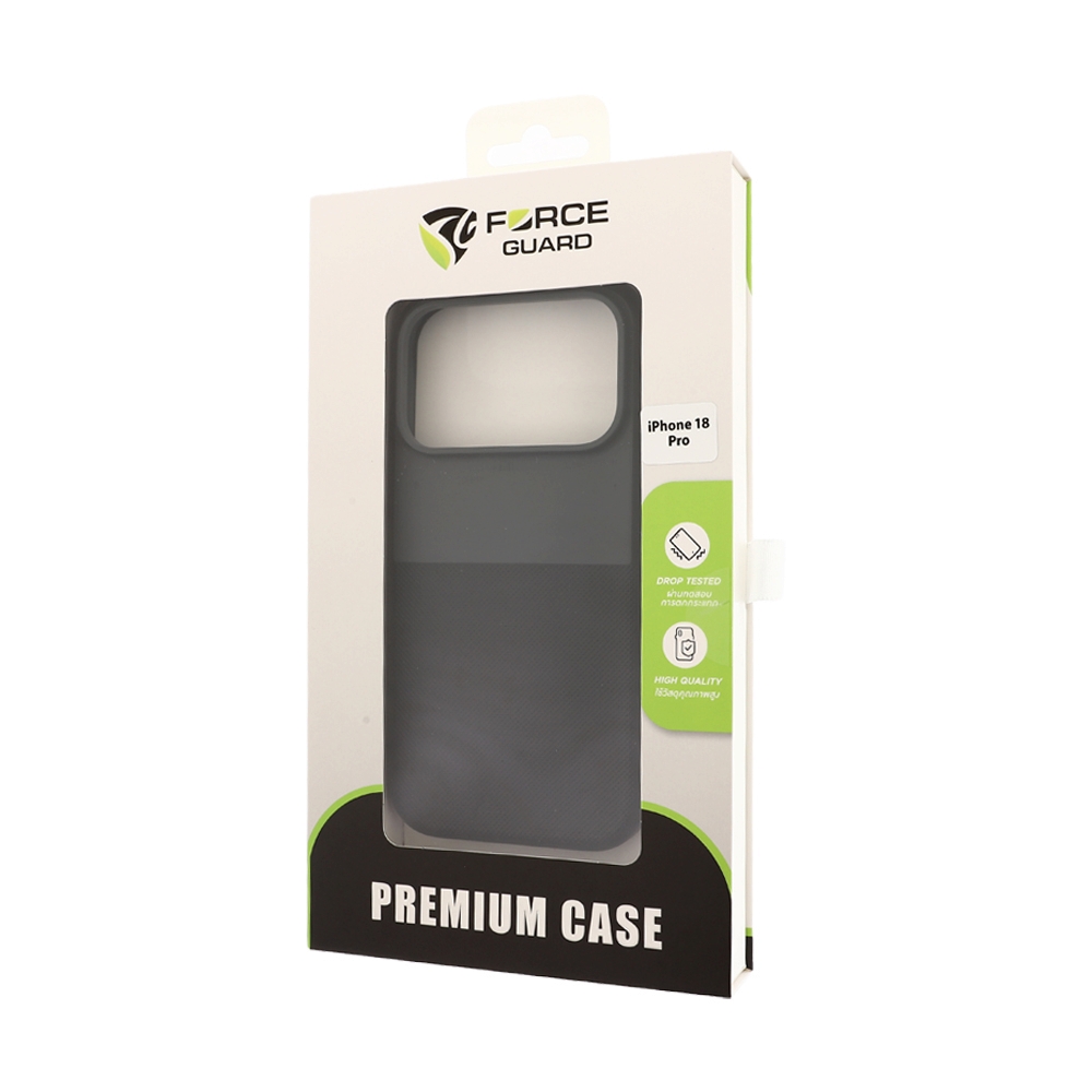 Case iPhone 18 Pro FORCEGUARD Grase - Black