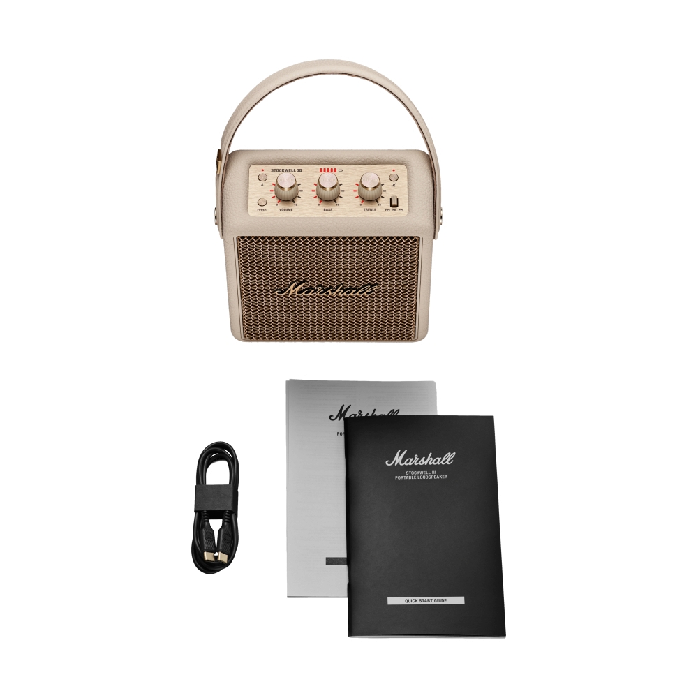 (1.0) ลำโพง MARSHALL (STOCKWELL III) BLUETOOTH CREAM