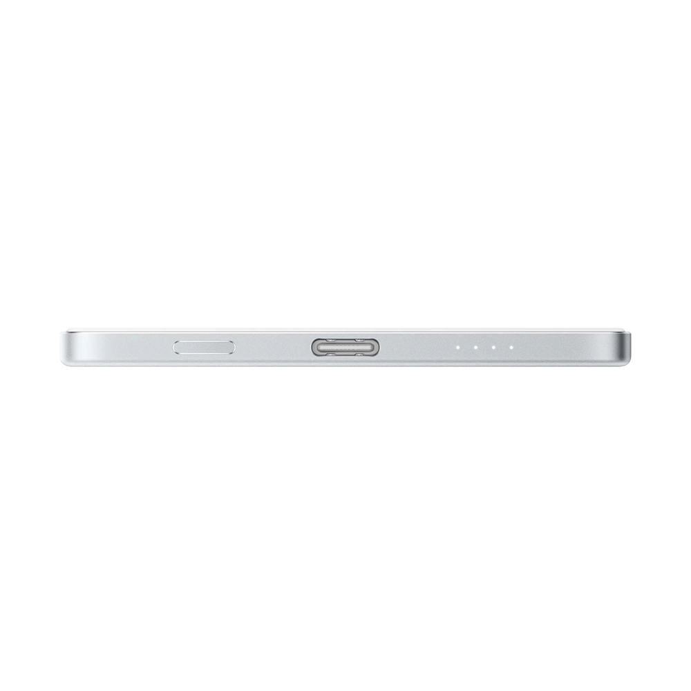 POWER BANK 5000 mAh XIAOMI (74494) Wireless UltraThin Magnetic Glacier Silve