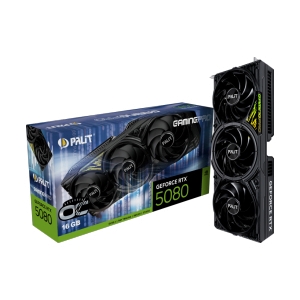 VGA PALIT GEFORCE RTX 5080 GAMING PRO V1 BLACK OC - 16GB GDDR7