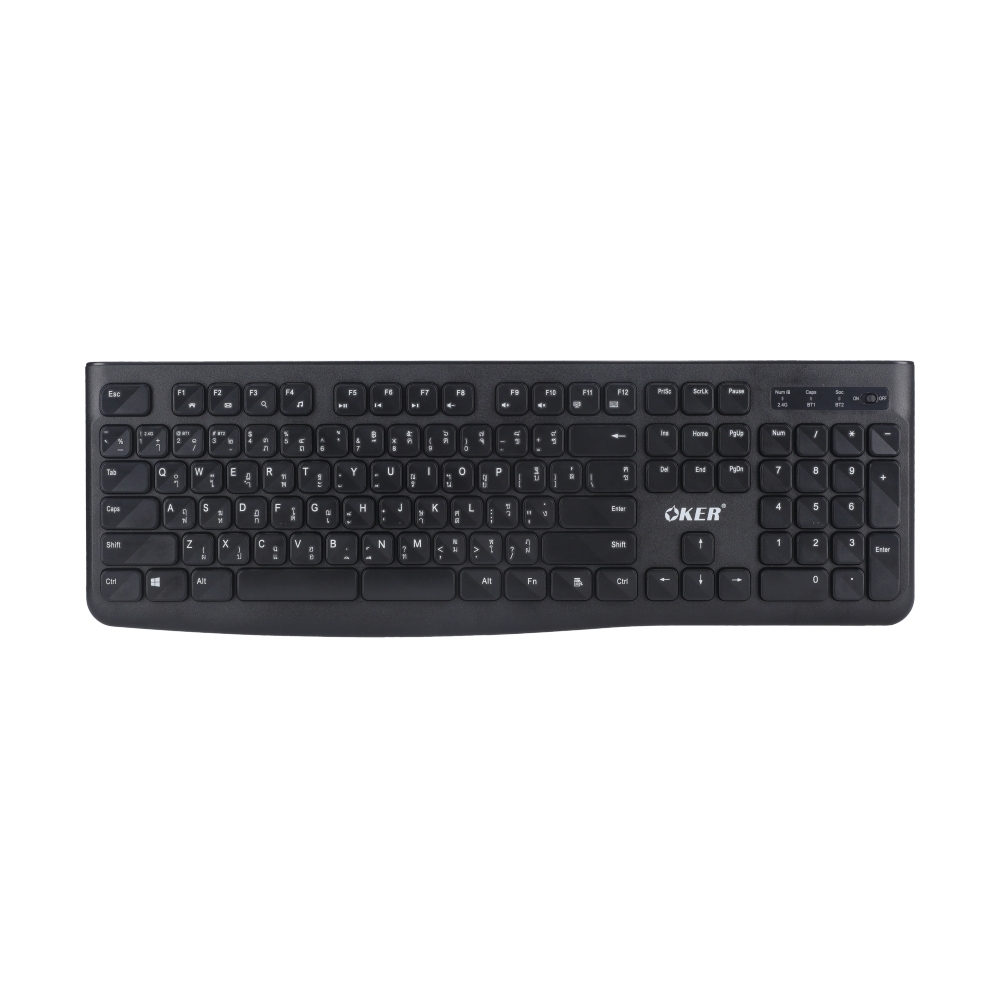 COMBO SET WIRELESS OKER K1829 BLACK (BLUETOOTH)