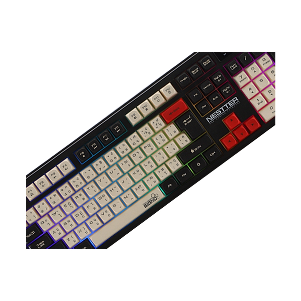 KEYBOARD SIGNO NESTTER KB-714BLK BLACK (คีย์บอร์ด)