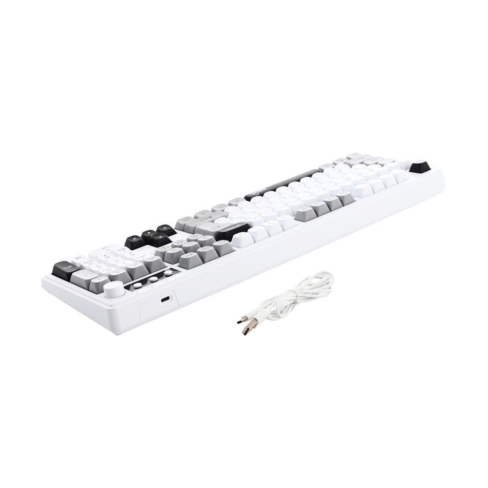 KEYBOARD SIGNO NESTTER KB-714WG WHITE (คีย์บอร์ด)