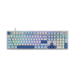KEYBOARD WIRELESS BLUETOOTH FANTECH MK895 ATOM PRO106 WHITE (BLUE SWITCH คีย์บอร์ด)