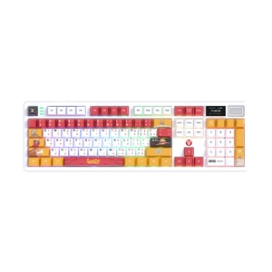 KEYBOARD WIRELESS BLUETOOTH FANTECH ATOM PRO106D MK896 TH ONEPIECE LUFFY (BLUE SWITCH คีย์บอร์ด)
