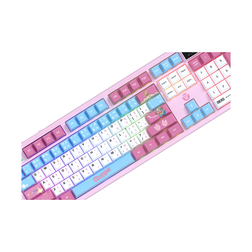 KEYBOARD WIRELESS BLUETOOTH FANTECH ATOM PRO106D MK896 TH ONEPIECE CHOPPER (BLUE SWITCH คีย์บอร์ด)