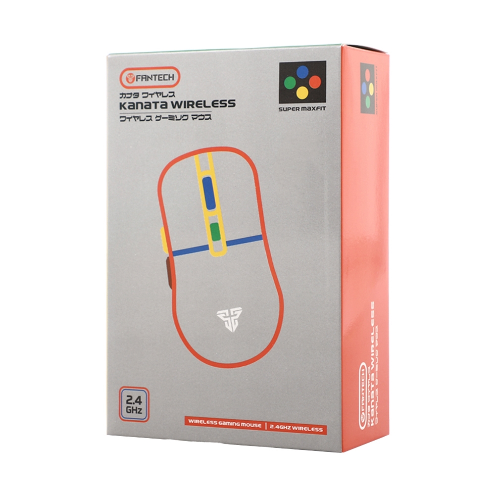 MOUSE WIRELESS FANTECH WG9 KANATA GRAY (เมาส์ไร้สาย)