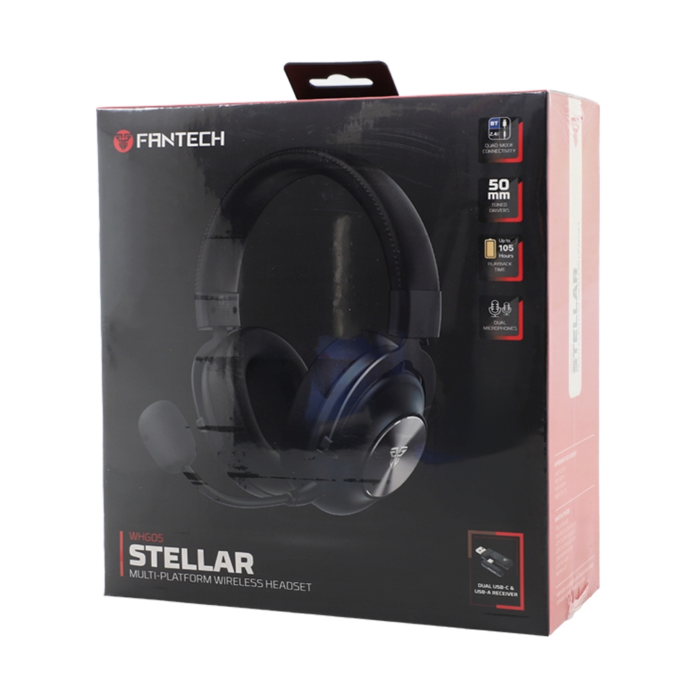 HEADSET WIRELESS FANTECH WHG05 BLACK (BLUETOOTH)