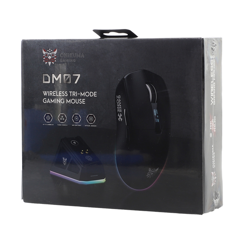 MOUSE WIRELESS BLUETOOTH ONIKUMA DM07 BLACK (เมาส์ไร้สาย)