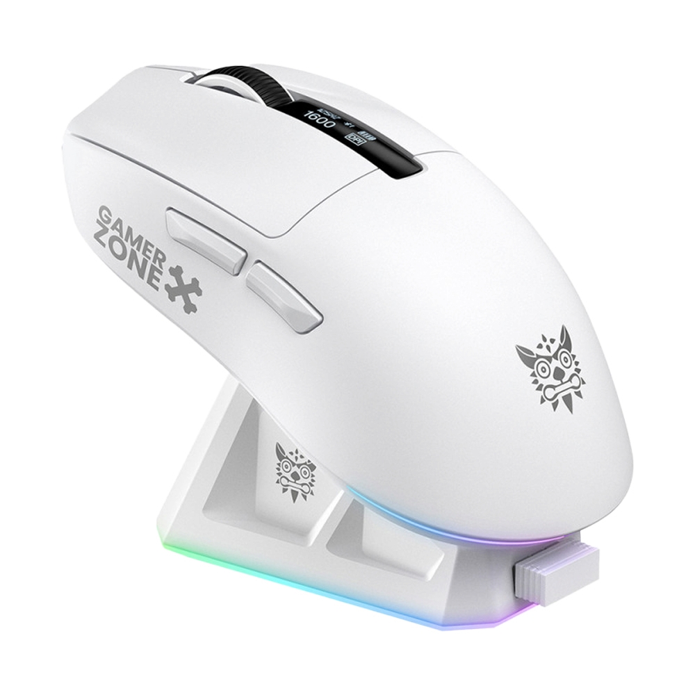MOUSE WIRELESS BLUETOOTH ONIKUMA DM07 WHITE (เมาส์ไร้สาย)