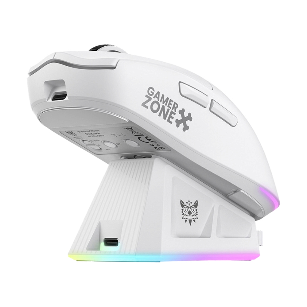 MOUSE WIRELESS BLUETOOTH ONIKUMA DM07 WHITE (เมาส์ไร้สาย)
