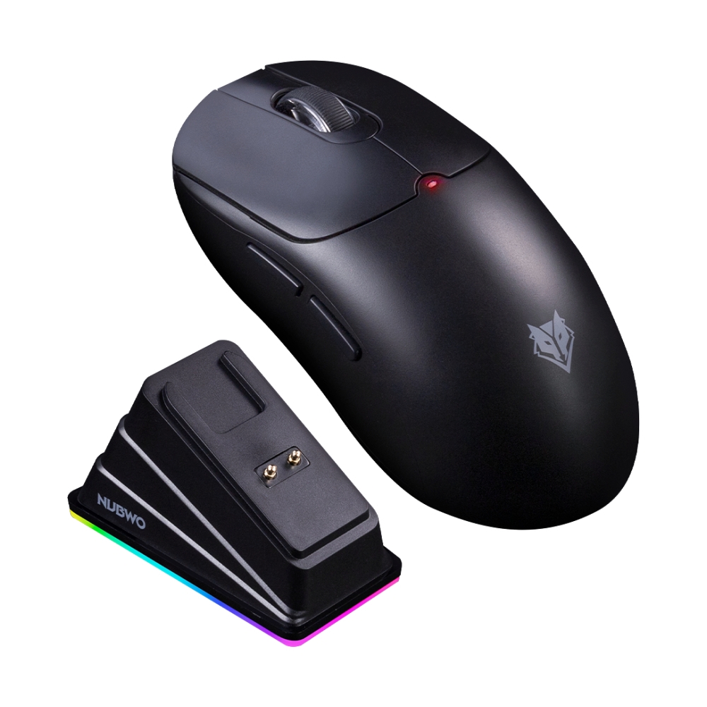 MOUSE WIRELESS BLUETOOTH NUBWO NM109M BLACK (เมาส์ไร้สาย+แท่นชาร์จ)