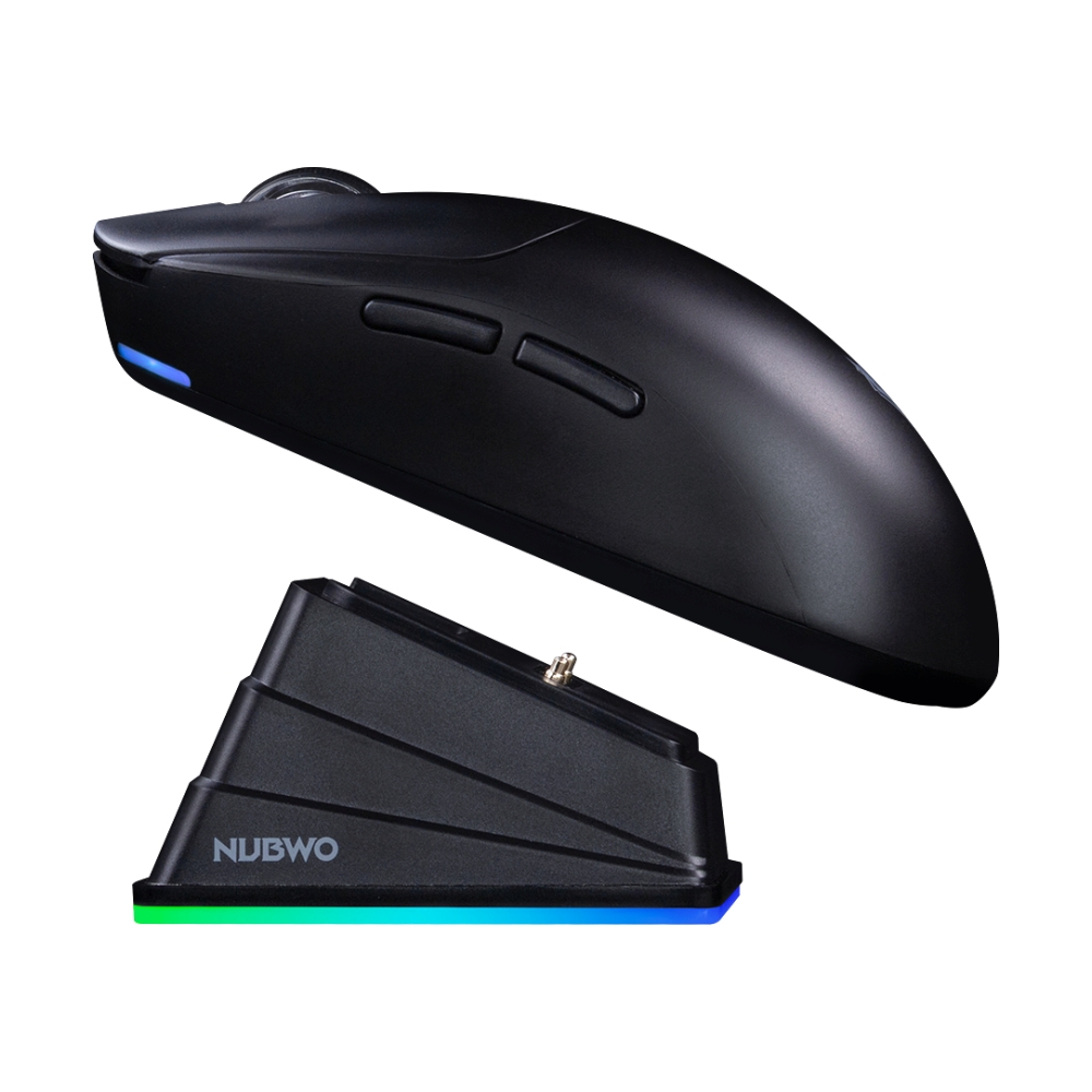 MOUSE WIRELESS BLUETOOTH NUBWO NM109M BLACK (เมาส์ไร้สาย+แท่นชาร์จ)
