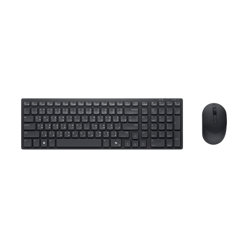 COMBO SET WIRELESS DELL KM555 BLACK (BLUETOOTH / SILENT)