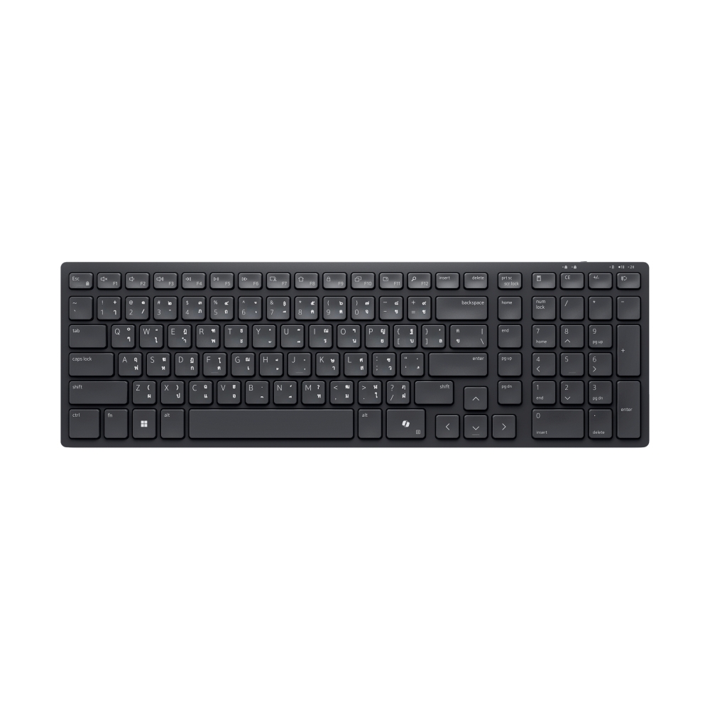COMBO SET WIRELESS DELL KM555 BLACK (BLUETOOTH / SILENT)