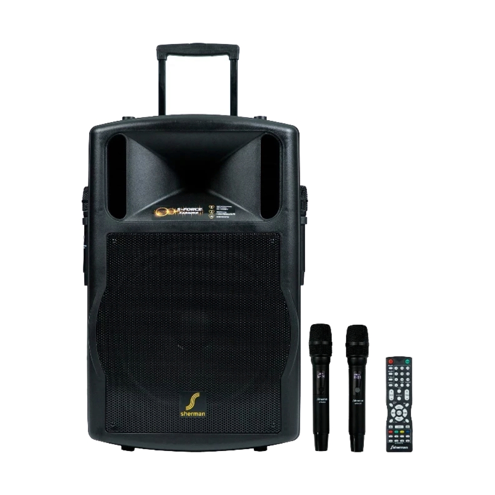 (1.0) ตู้ช่วยสอน SHERMAN (APS-505) BLUETOOTH BLACK