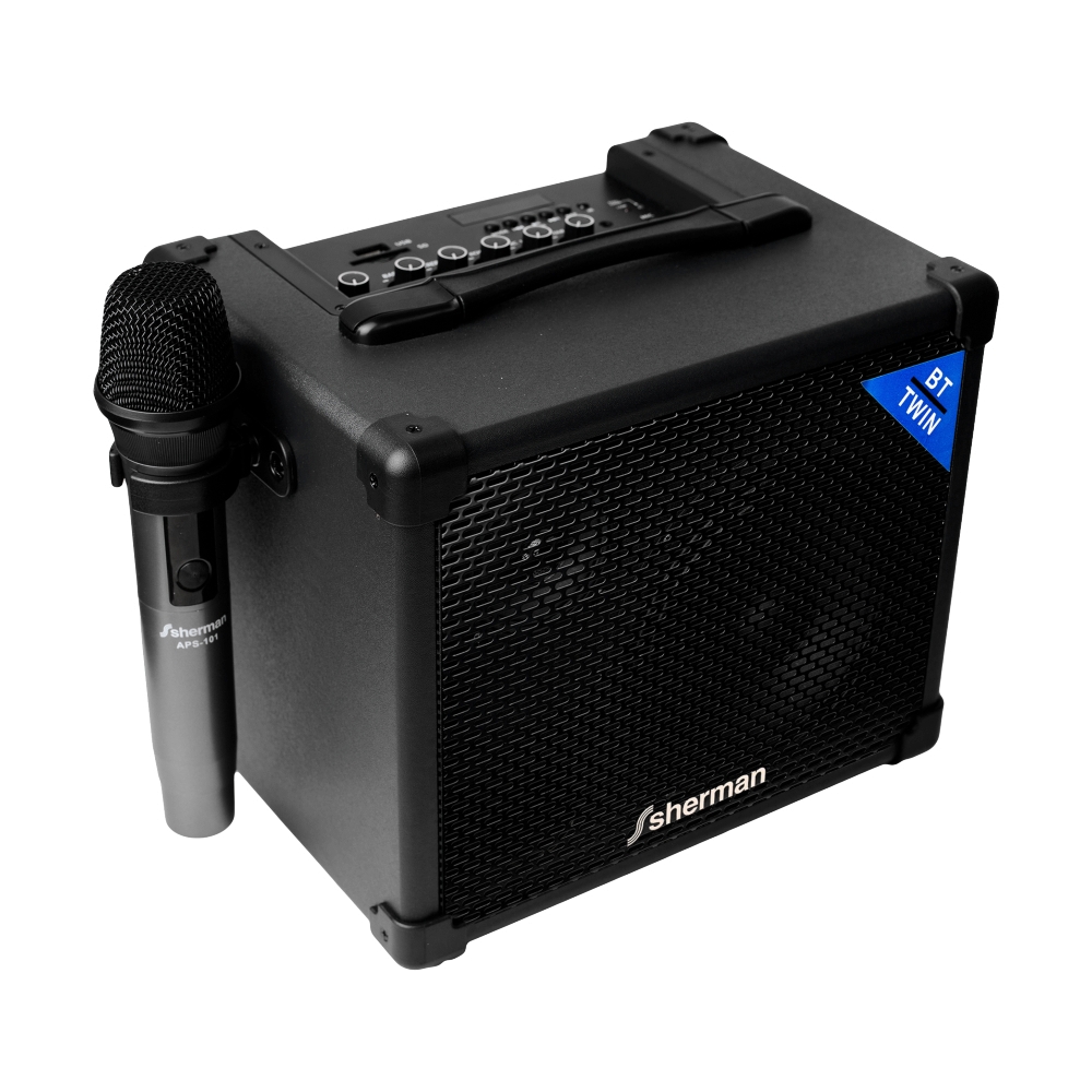 (1.0) ตู้ช่วยสอน SHERMAN (APS-101) BLUETOOTH BLACK