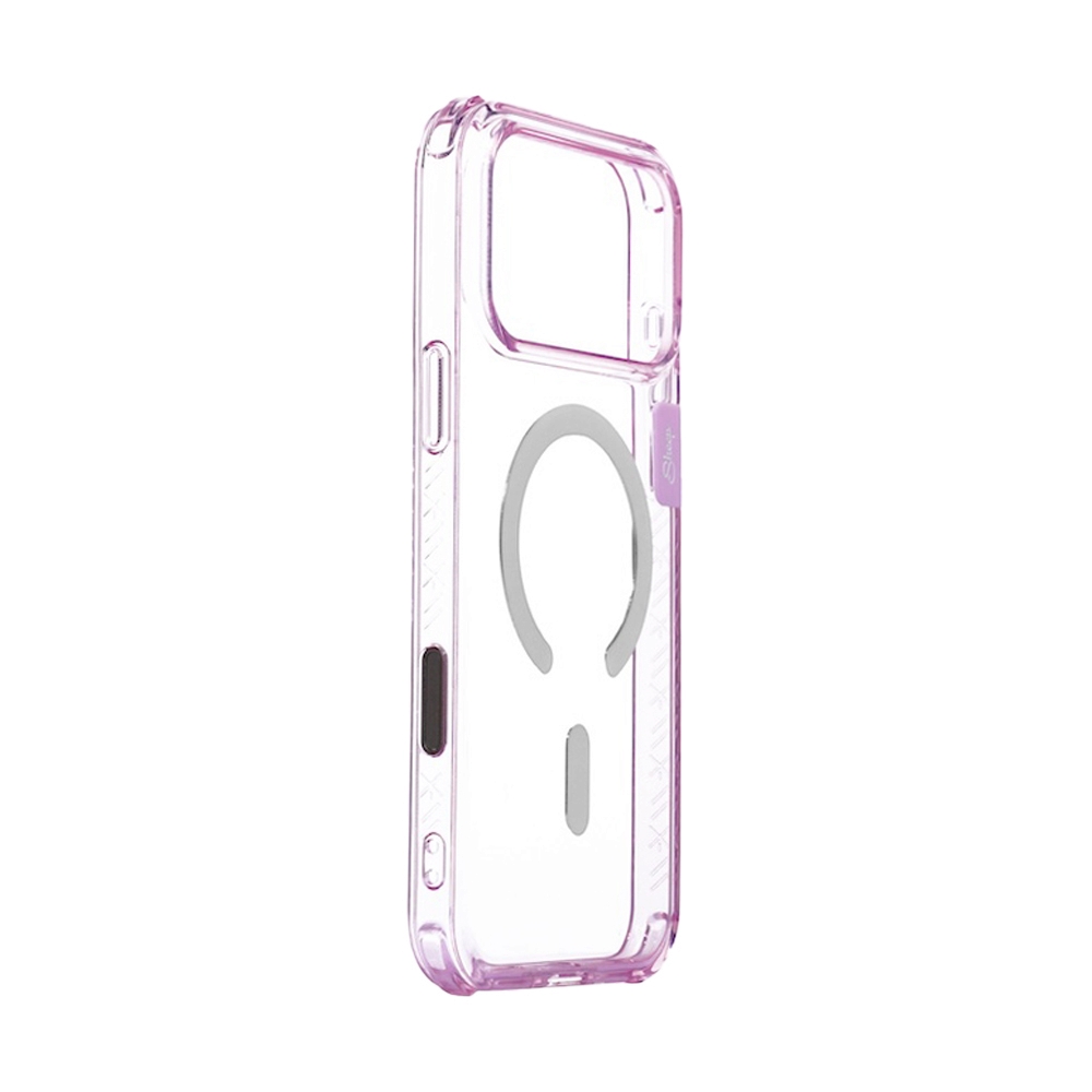 Case iPhone 18 Pro, 17 Pro Sheep Canvas Clear Pink
