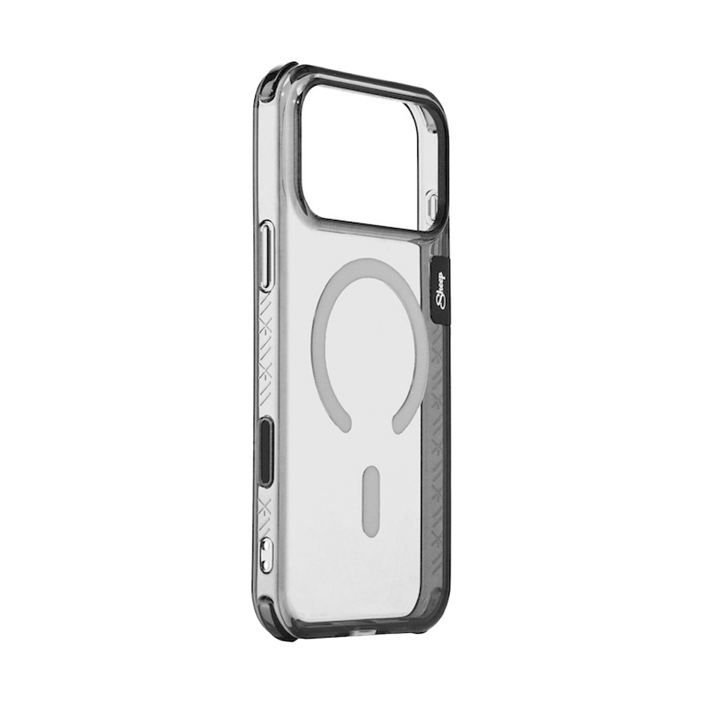 Case iPhone 18 Pro Max, 17 Pro Max Sheep Canvas Clear Matte Black