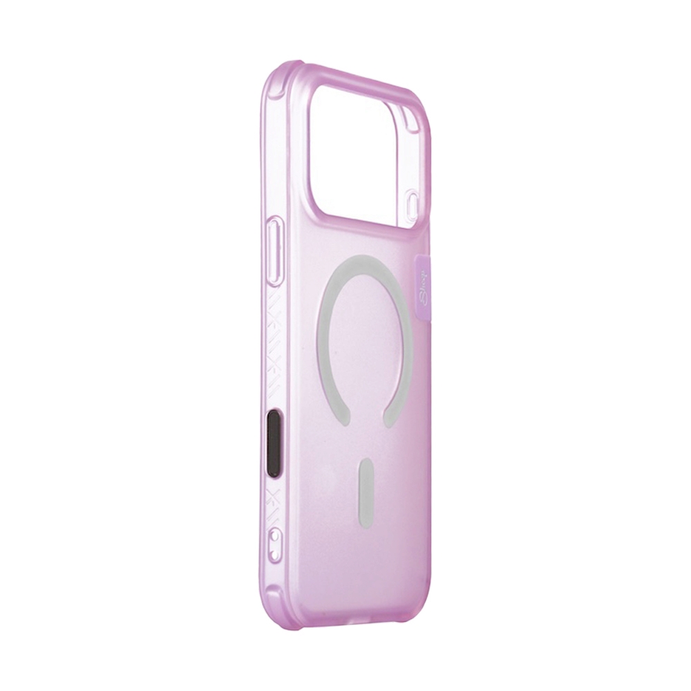 Case iPhone 18 Pro, 17 Pro Sheep Canvas Clear Matte Pink