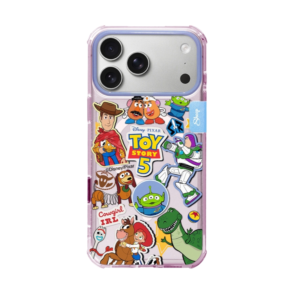 Case iPhone 18 Pro, 17 Pro Sheep Chromatic Canvas - Friends Forever