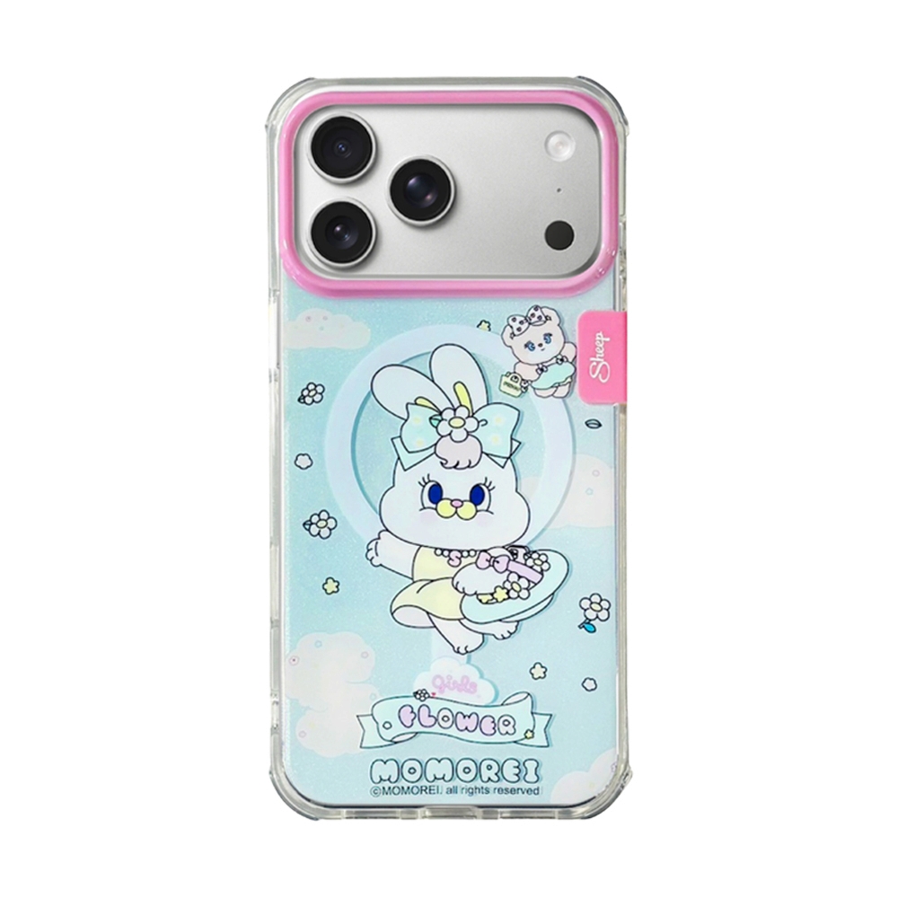 Case iPhone 18 Pro Max, 17 Pro Max Sheep Canvas - Momorei Girls Flower
