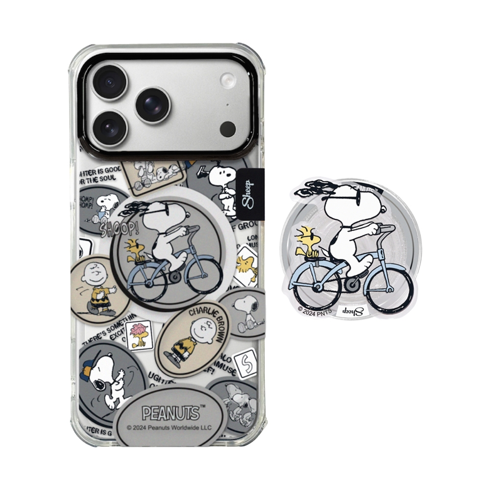 Case iPhone 18 Pro Max, 17 Pro Max Sheep Canvas - Snoopy Friends