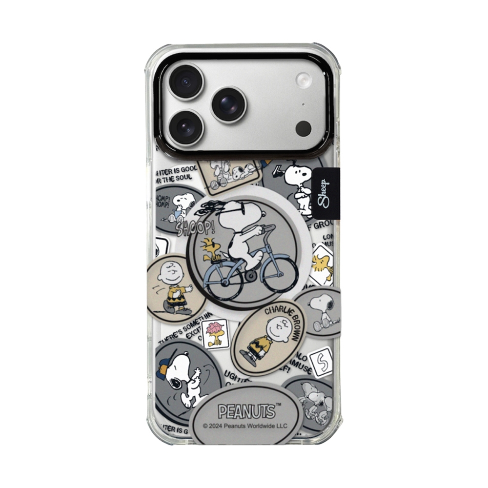 Case iPhone 18 Pro Max, 17 Pro Max Sheep Canvas - Snoopy Friends
