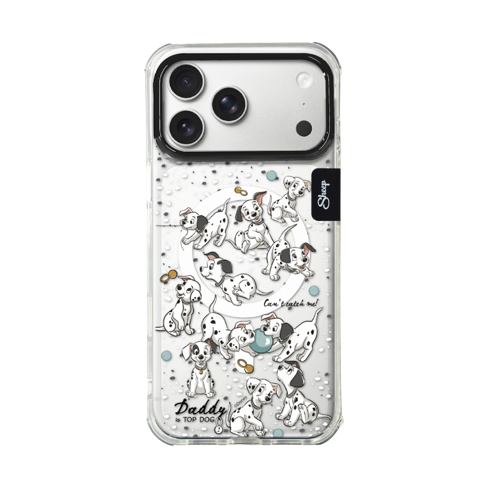 Case iPhone 18 Pro, 17 Pro Sheep Canvas - 101 Dalmatians