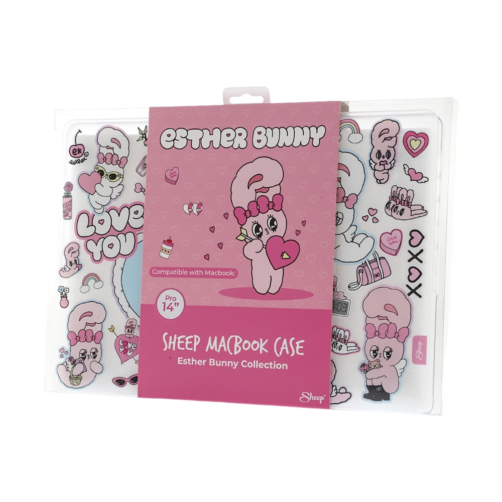 Case MacBook Pro 14" Sheep - Esther Bunny