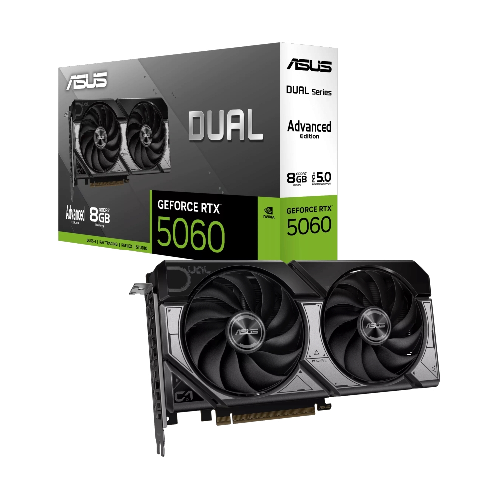 VGA ASUS GEFORCE RTX 5060 O8G A OC - 8GB GDDR7