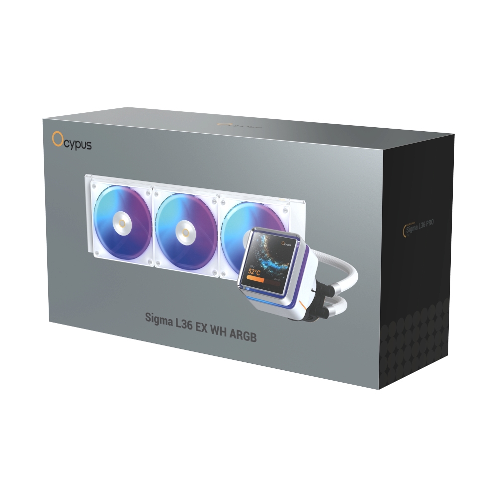 LIQUID COOLING OCYPUS SIGMA L36 EX WHITE ARGB