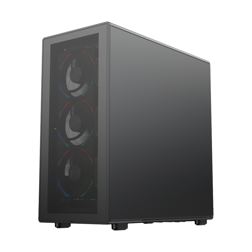 ATX Case (NP) TSUNAMI WJCOOLMAN 470ATXK 1267 GAMING BLACK*4