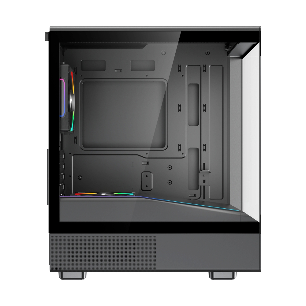 mATX Case (NP) TSUNAMI WJCOOLMAN PRIME240MATXK GAMING BLACK*2                   