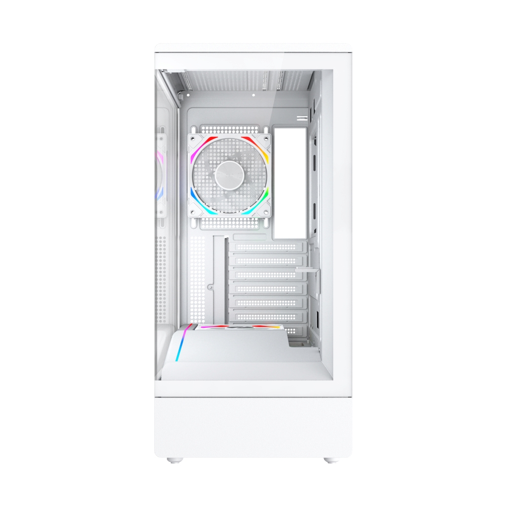 mATX Case (NP) TSUNAMI WJCOOLMAN PRIME240MATXW GAMING WHITE*2                   