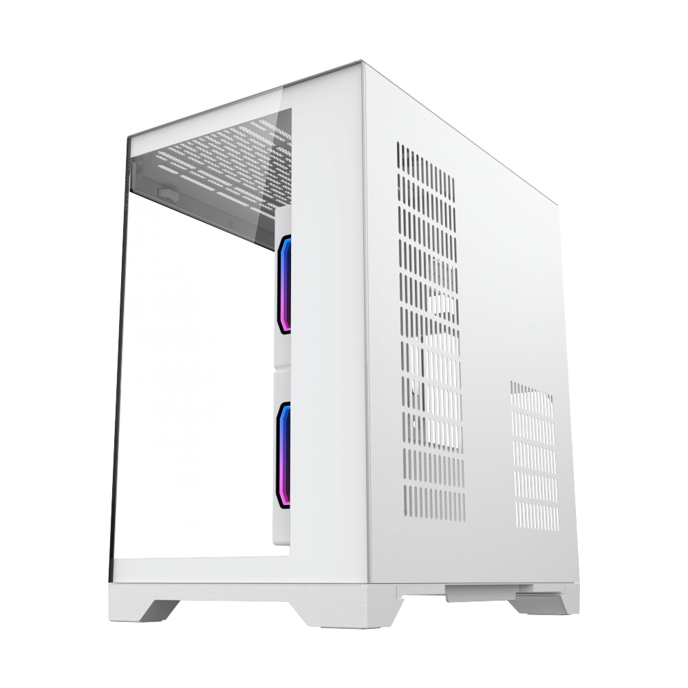 mATX Case (NP) TSUNAMI WJCOOLMAN DREAMERLCDMINIWW-1267 GAMING WHITE*3