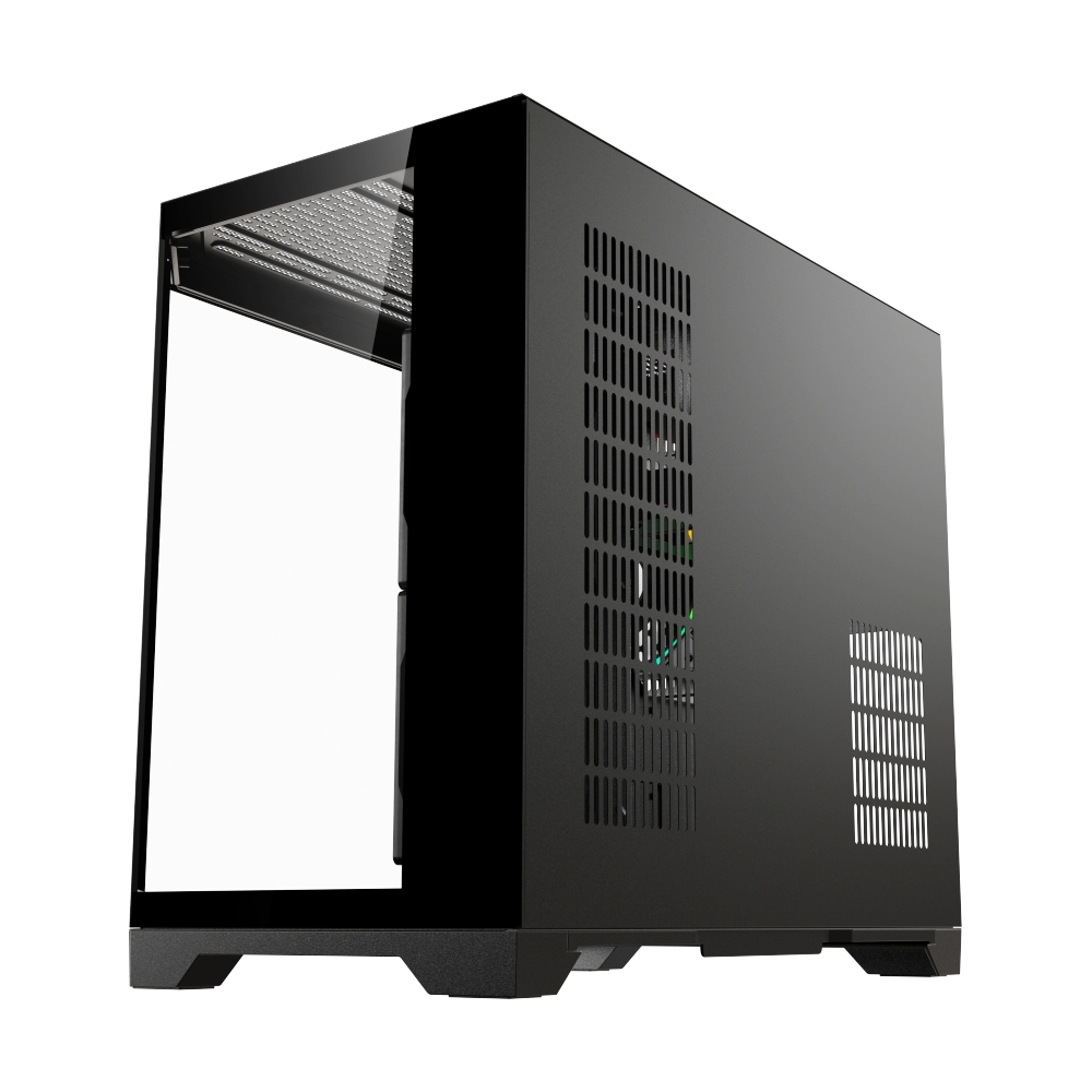 mATX Case (NP) TSUNAMI WJCOOLMAN DREAMERLCDKK-1267 GAMING BLACK*3
