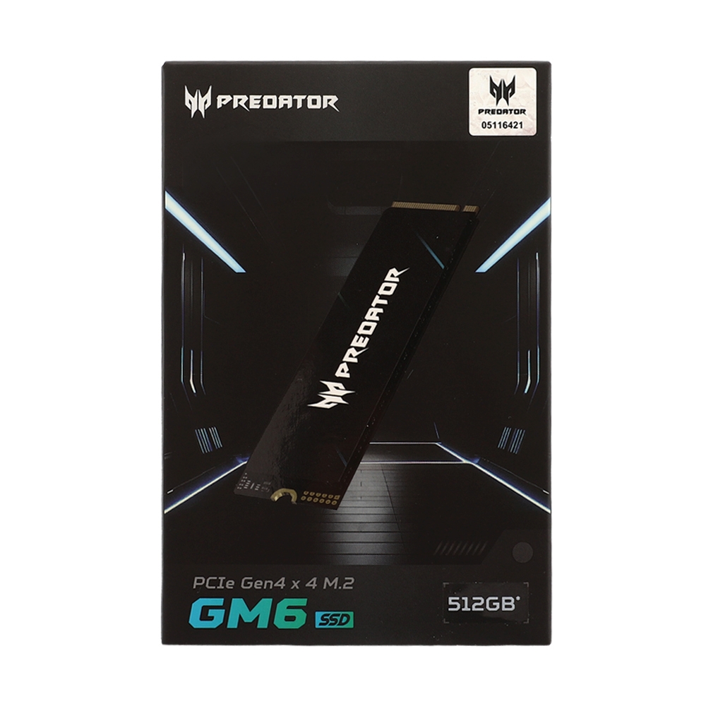 512 GB SSD M.2 PCIe 4.0 ACER PREDATOR GM6 (ZC.A01ST.0FM) NVMe M.2 2280
