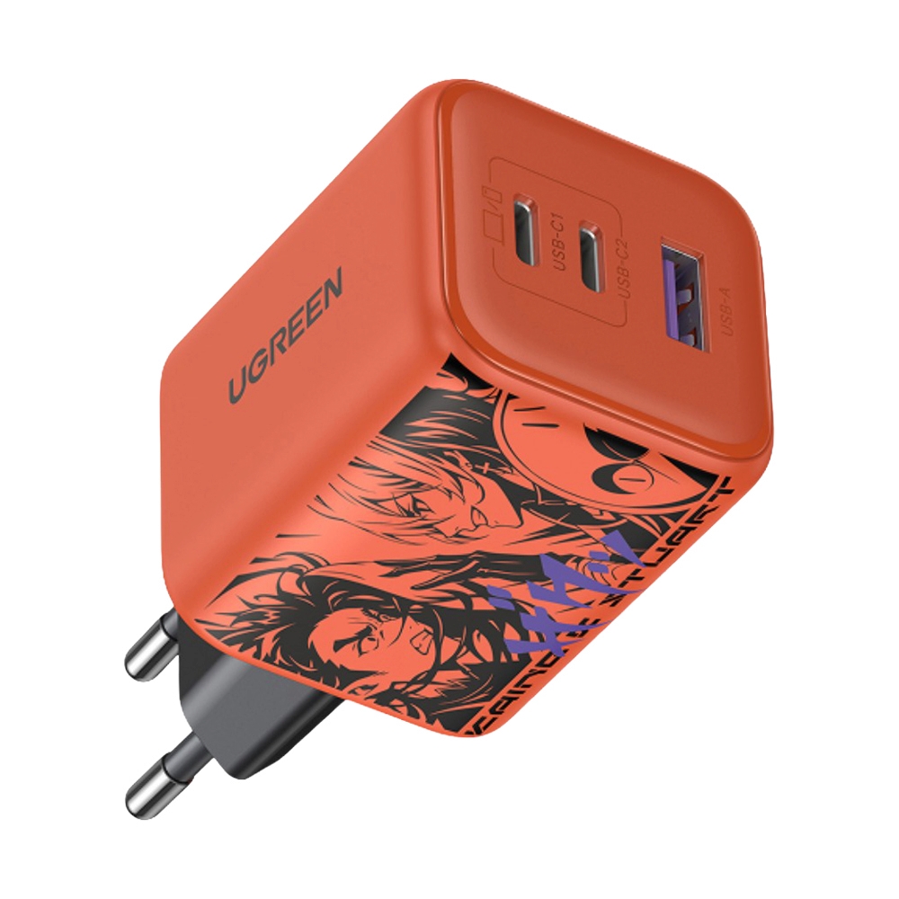 Adapter 3 Ports (1 USB+2Type-C) UGEEN (45W,X527 ROV Edition-65574) Orange