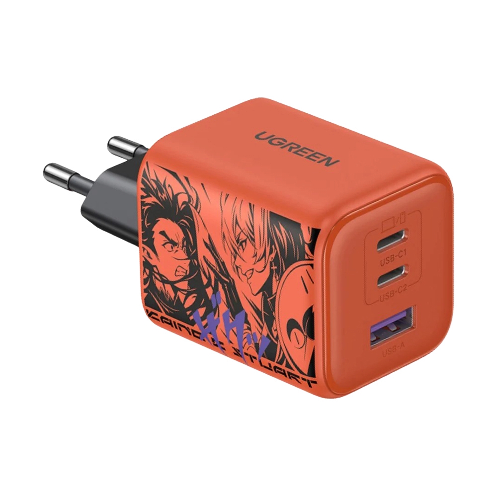 Adapter 3 Ports (1 USB+2Type-C) UGEEN (45W,X527 ROV Edition-65574) Orange