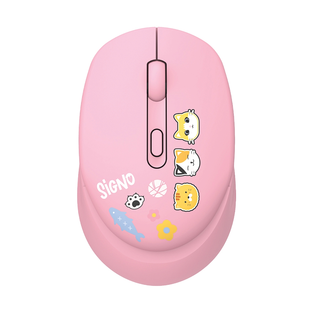 COMBO SET WIRELESS SIGNO KW-700+WM100 PINK (BLUETOOTH)