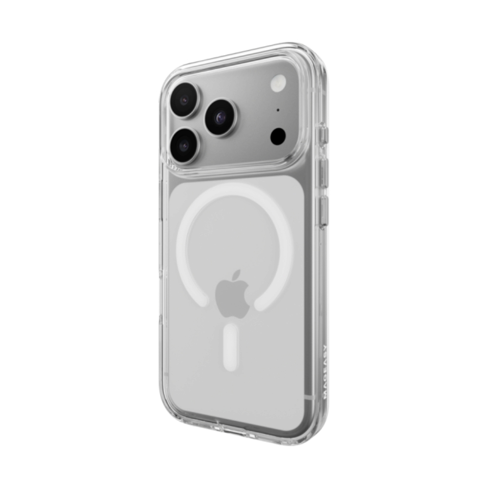 Case iPhone 18 Pro, 17 Pro MAGEASY Bright M Never Yellowing Protective Clear
