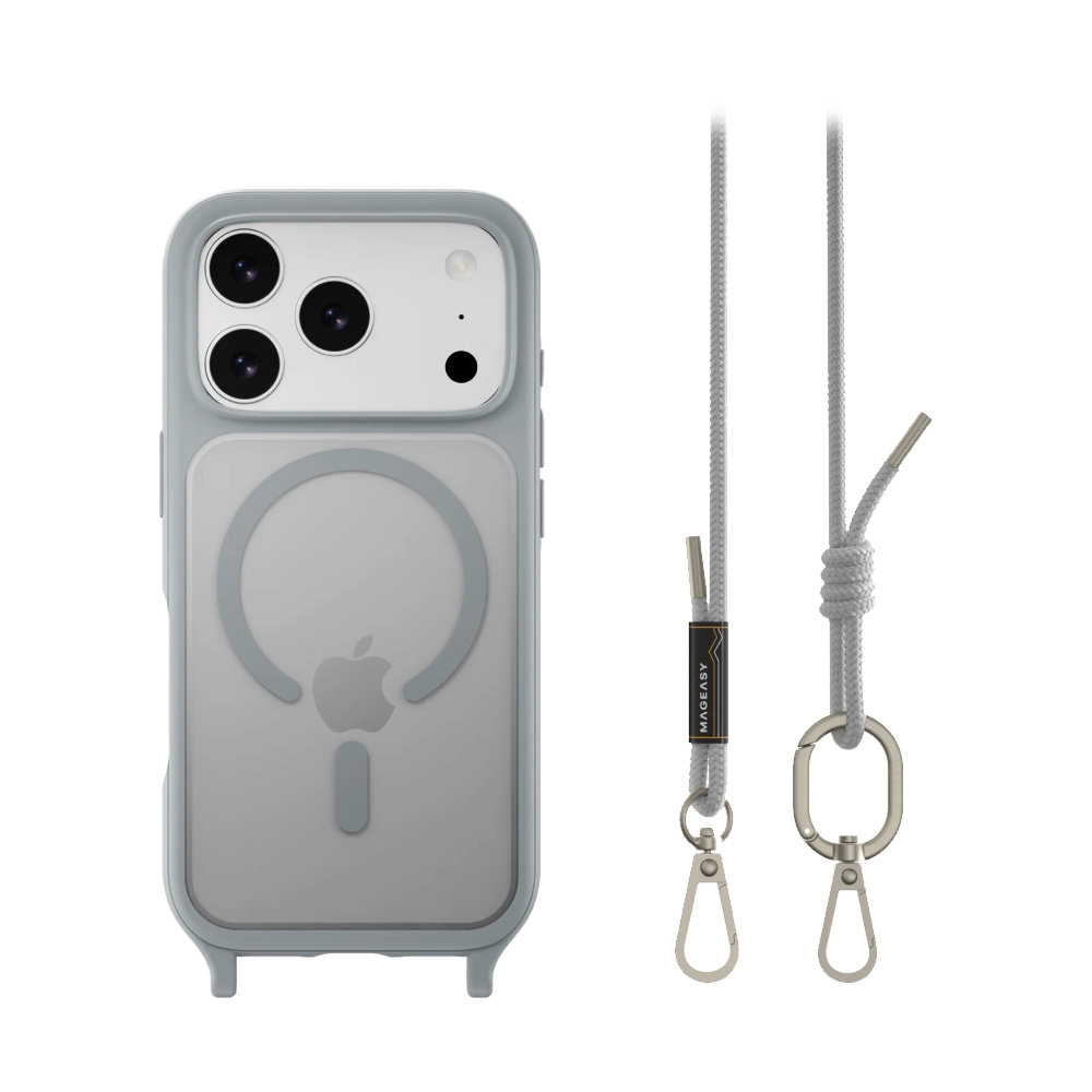 Case iPhone 18 Pro, 17 Pro MAGEASY Roam M Protective Case with Lanyard
